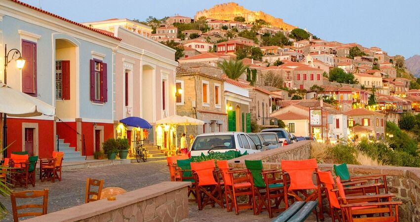 Midilli Adası Tatil Paketi (Feribot Bileti ve Blue Sea Hotel 2 Gece Konaklama)